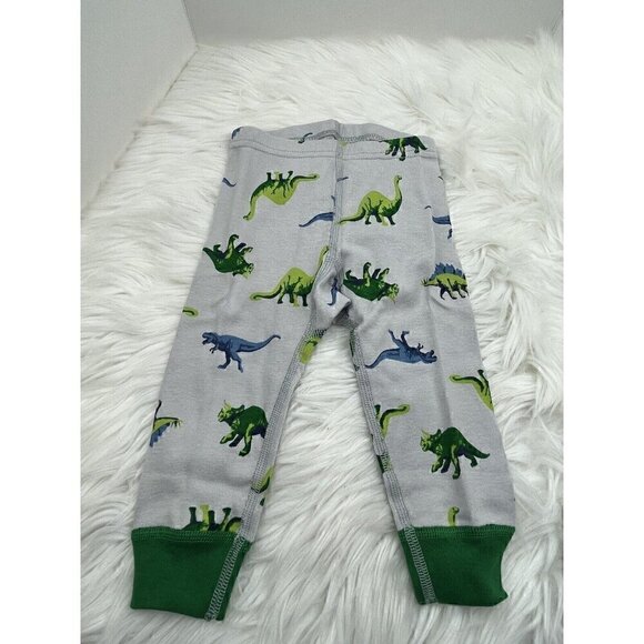 NEW 12-18 Months 75 HANNA ANDERSSON Moon and Back Dinosaurs 2pc Pajama S… - Picture 8 of 12